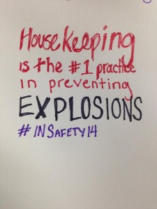 Housekeeping is #1 in Preventing Combustible Dust Hazards 