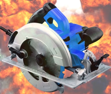 circular saws area risk for causing an explosion