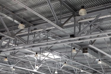 Industrial Cleaning should include rafters and ceilings