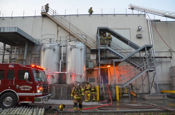 Wrigley manufacturing plant created a dust fire